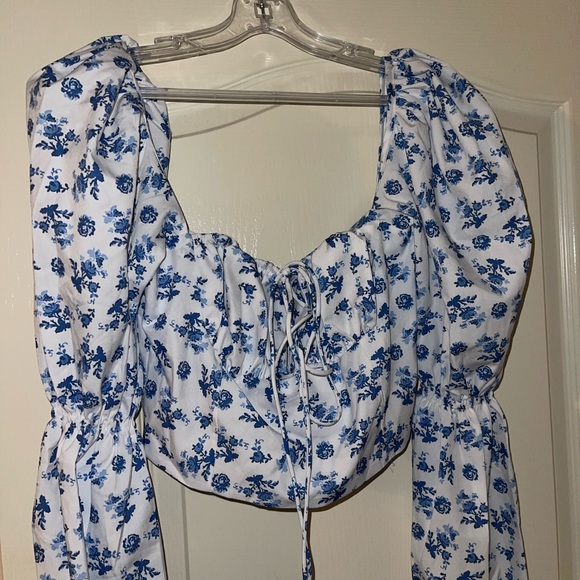 Cropped corset top - Picture 6 of 7